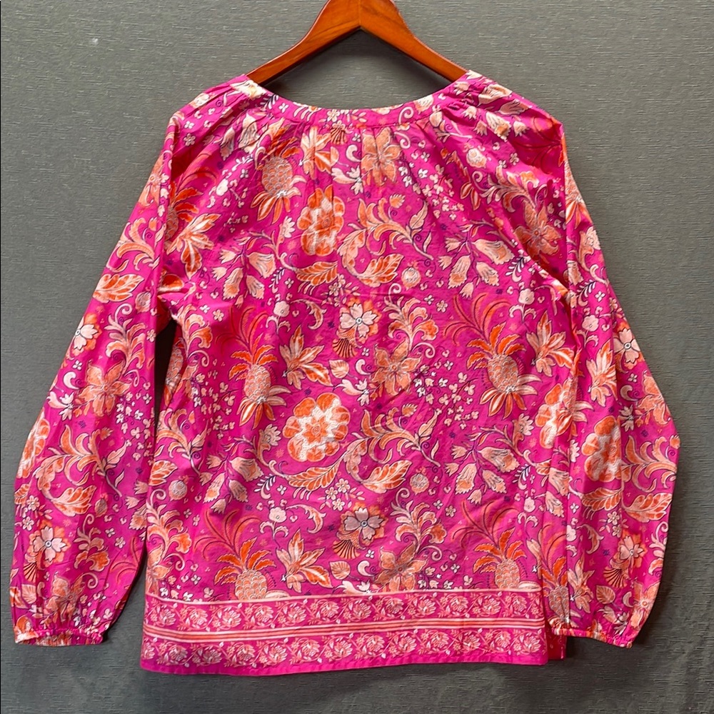 Talbots Pink Long Sleeve Relaxed Tunic - Picture 7 of 7
